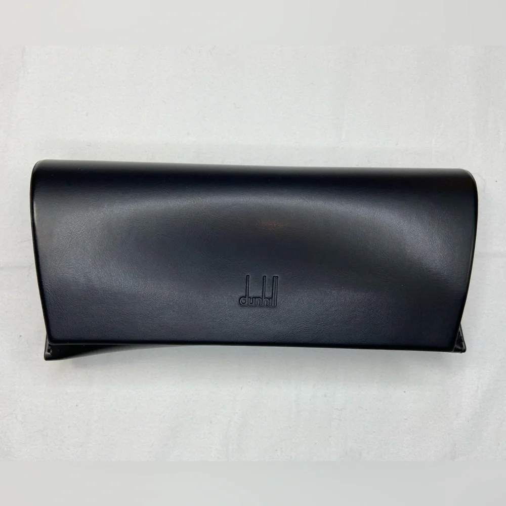 Dunhill Black Leather Eye Glass Case excellent‎ Condition